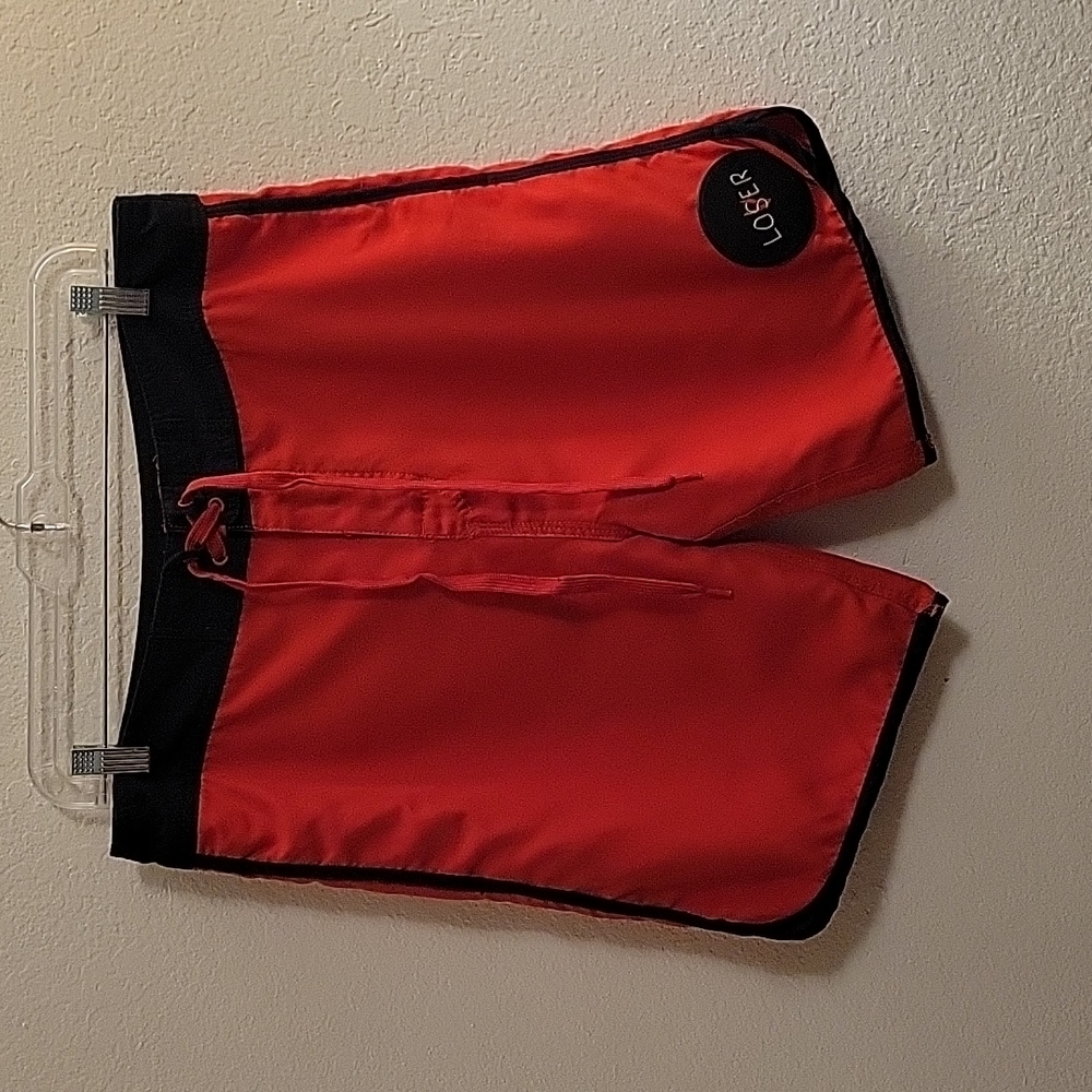 Hot Topic Swimming Trunks - Red - Medium